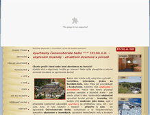 Tablet Screenshot of apartmany-sedlo.cz